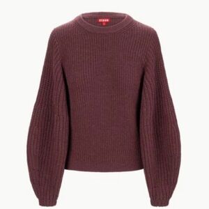 STAUD Women's Aura Sweater in Merlot